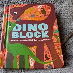 Box#30 😍 5 For $25 😍 Dino Block Book by Franceschelli, Art by Peskimo